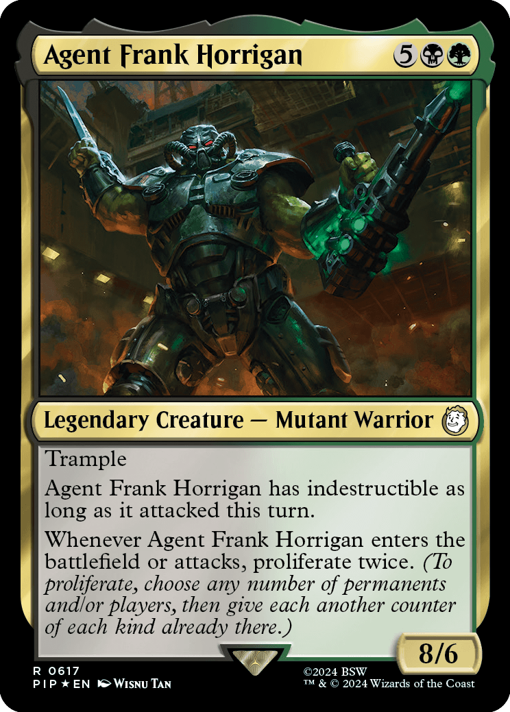 Agent Frank Horrigan | Universes Beyond: Fallout Variants Foil