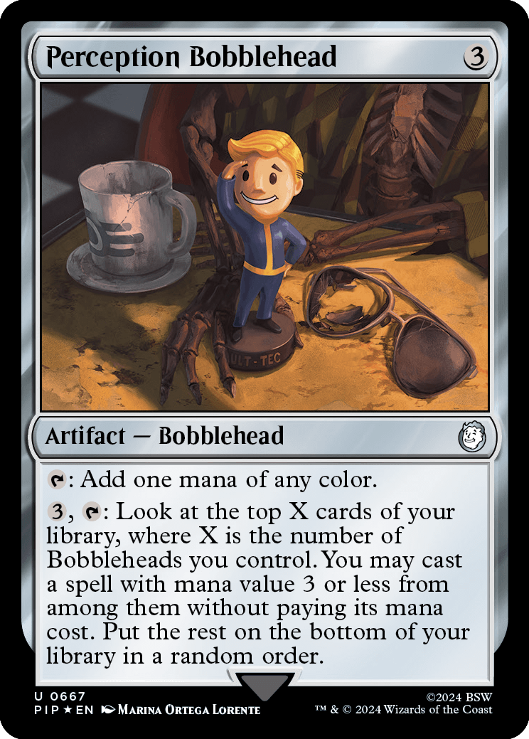 Perception Bobblehead | Universes Beyond: Fallout Foil | Commander | Card  Kingdom