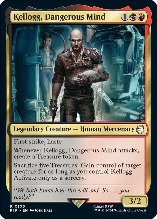 Kellogg, Dangerous Mind | Universes Beyond: Fallout | Commander | Card  Kingdom