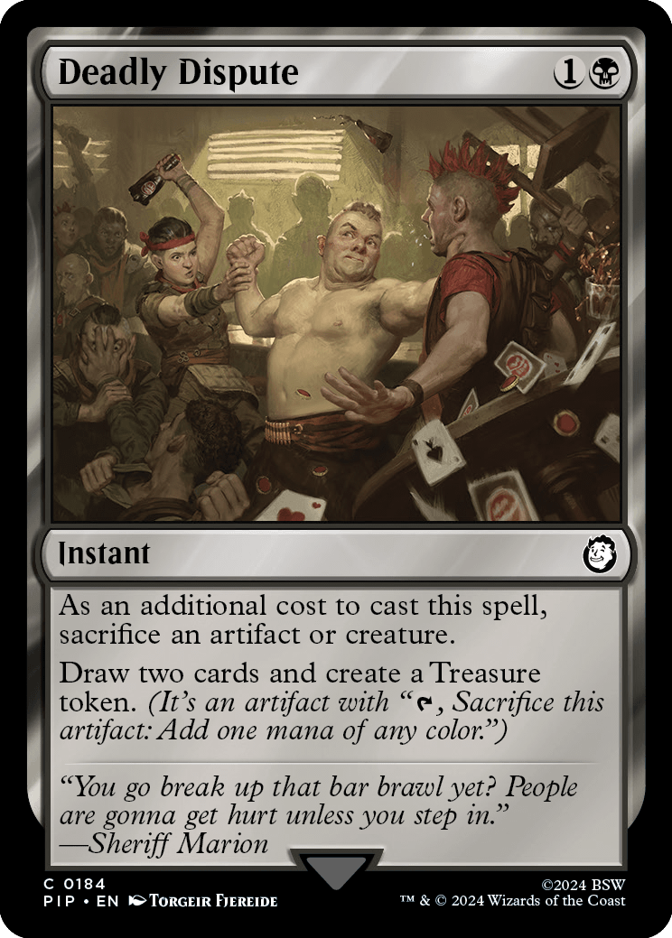 Deadly Dispute | Universes Beyond: Fallout Foil | Commander | Card Kingdom