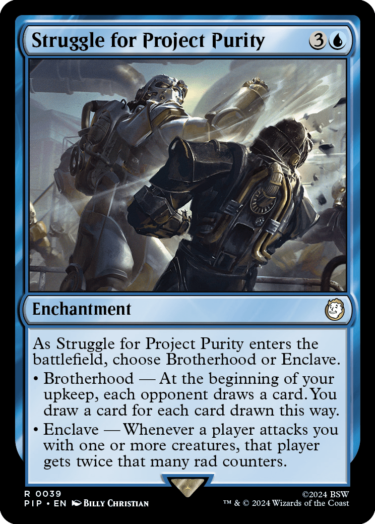 fallout mtg card kingdom Struggle for Project Purity | Universes Beyond: Fallout | Commander