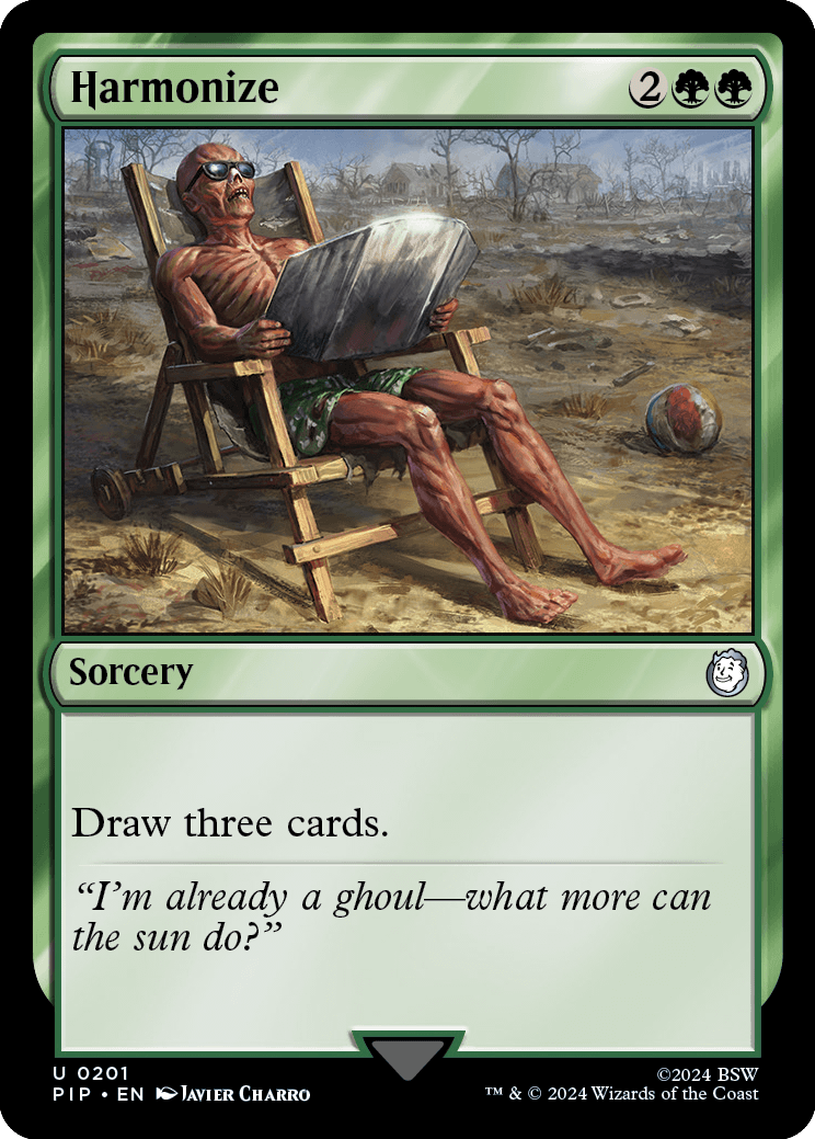 Harmonize | Universes Beyond: Fallout Foil | Commander | Card Kingdom
