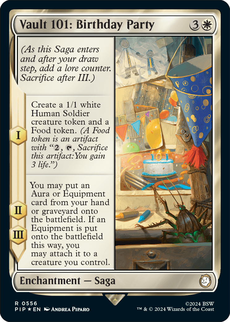 Vault 101: Birthday Party | Universes Beyond: Fallout Foil | Commander |  Card Kingdom