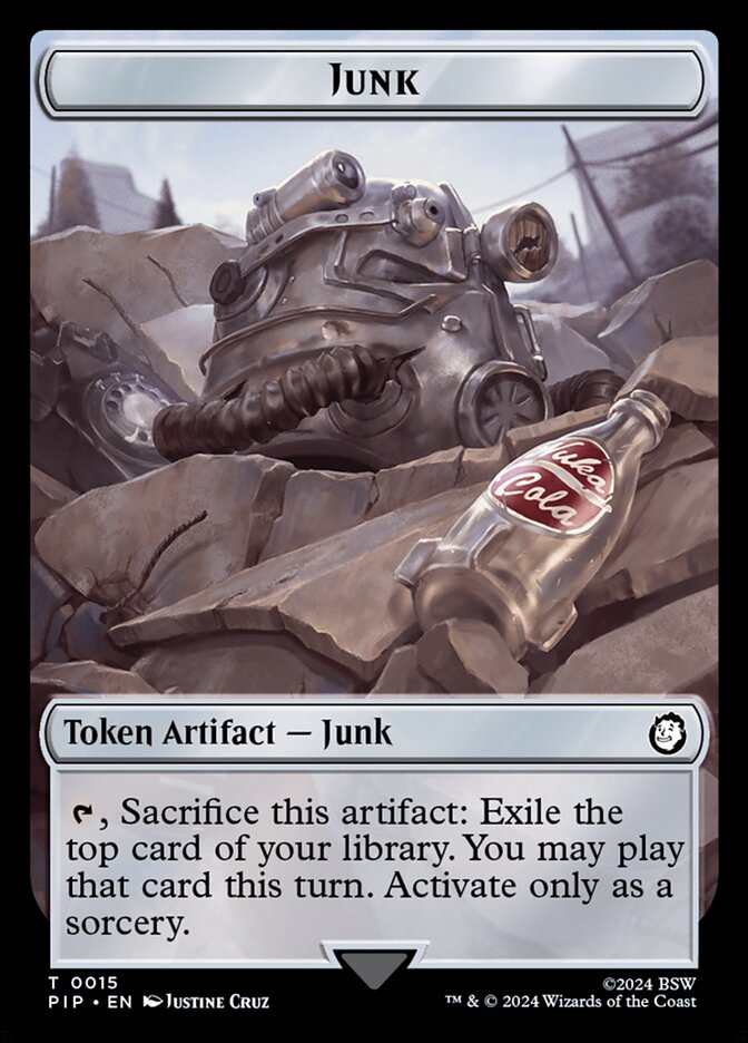 Junk Token | Universes Beyond: Fallout Foil | Commander | Card Kingdom