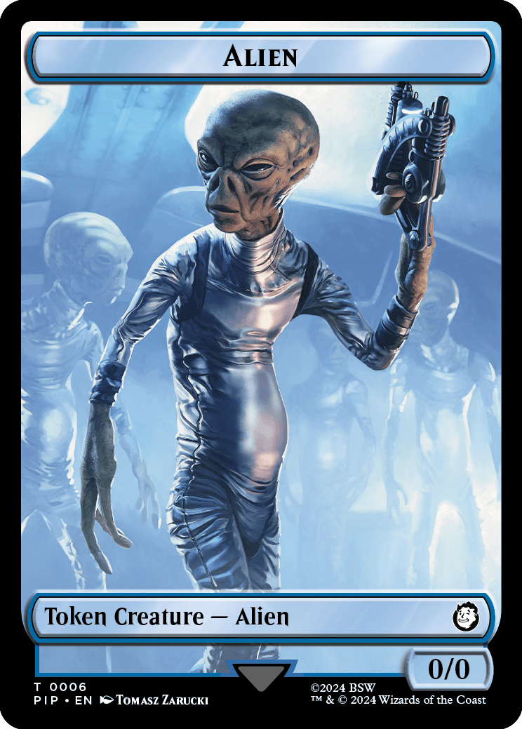 Alien Token | Universes Beyond: Fallout Foil | Commander | Card Kingdom