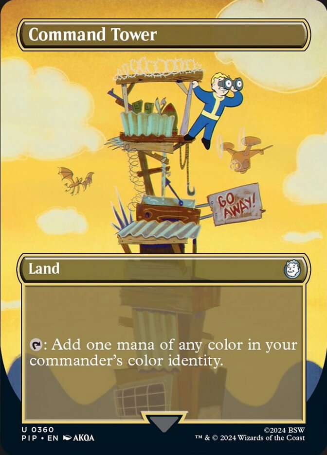 Command Tower | Universes Beyond: Fallout Variants Foil