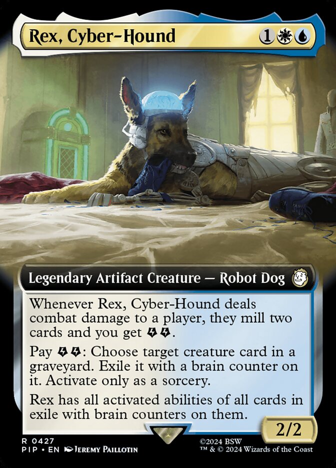 mtg hound cards Magic The Gathering - of Griselbrand (141) Artifact Creature  Dog Rarity Rex, Cyber-Hound | Universes Beyond: