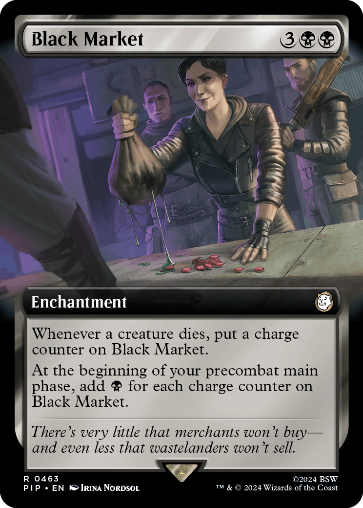 Black Market | Universes Beyond: Fallout Variants Foil | Commander
