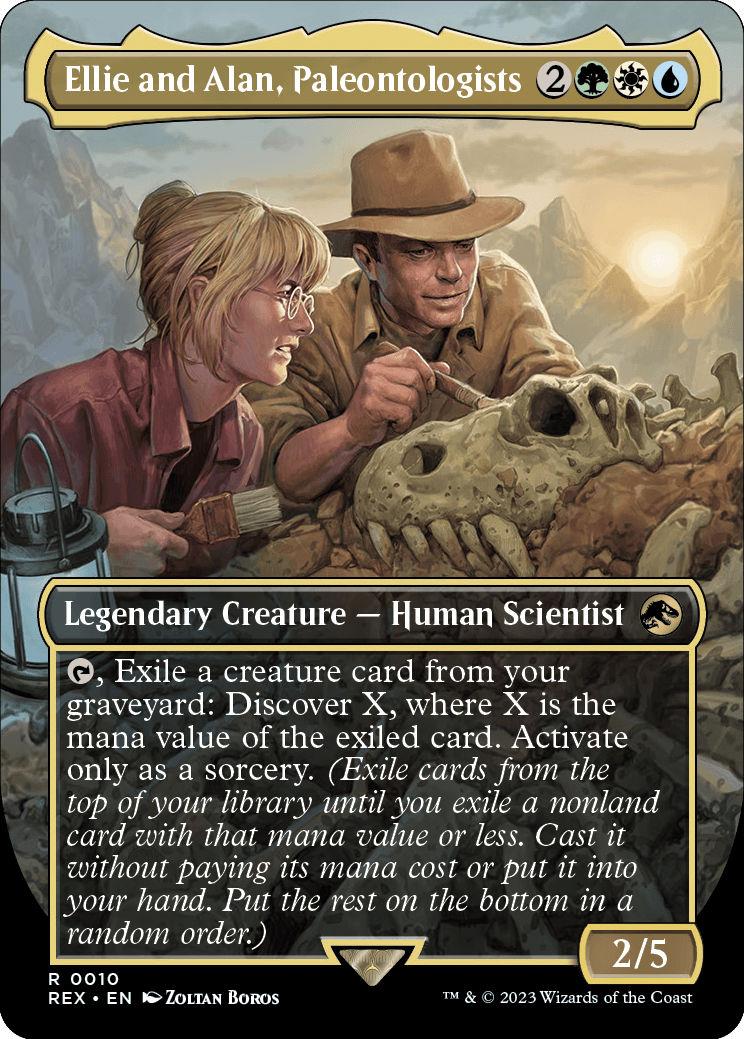 ian malcolm mtg card Ian Malcolm, Chaotician [13] [Borderless] [Universes Beyond: Jurassic World  Collection] [Foil] – Face to Face Games main image 0