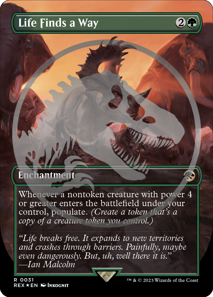 Life Finds a Way | Universes Beyond: Jurassic World Collection Foil | Card  Kingdom