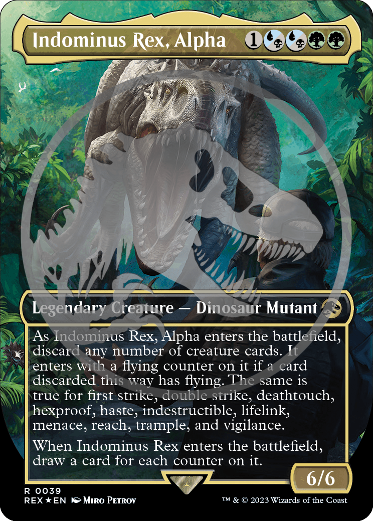 Indominus Rex, Alpha | Universes Beyond: Jurassic World Collection Foil |  Card Kingdom