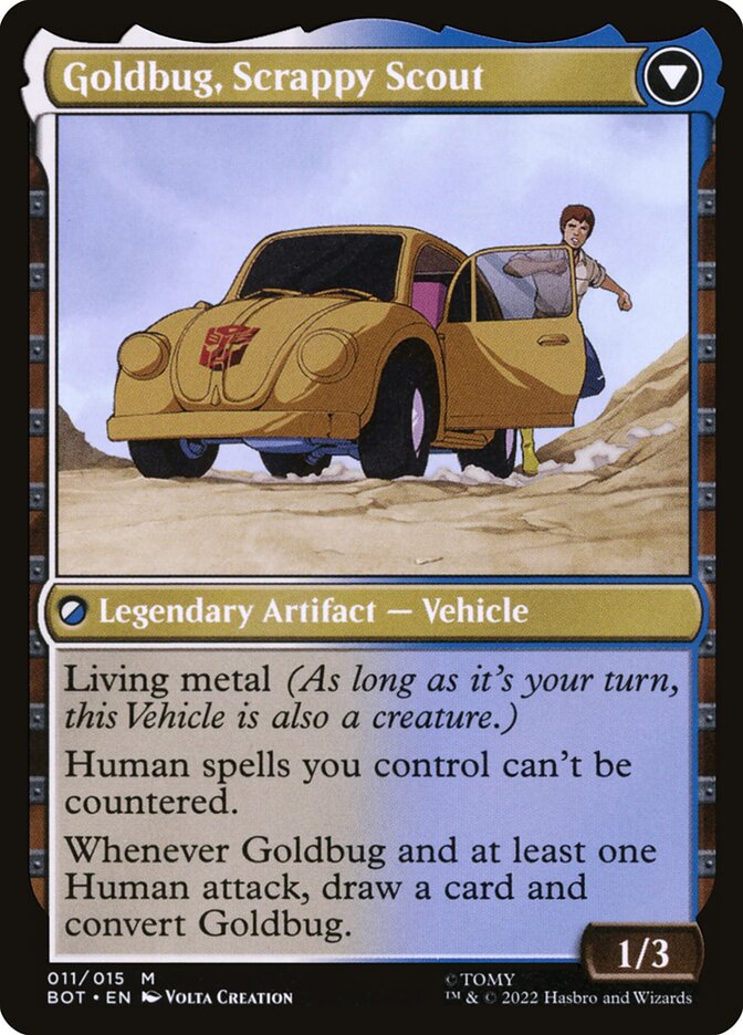 Goldbug, Humanity's Ally | Universes Beyond: Transformers | Card