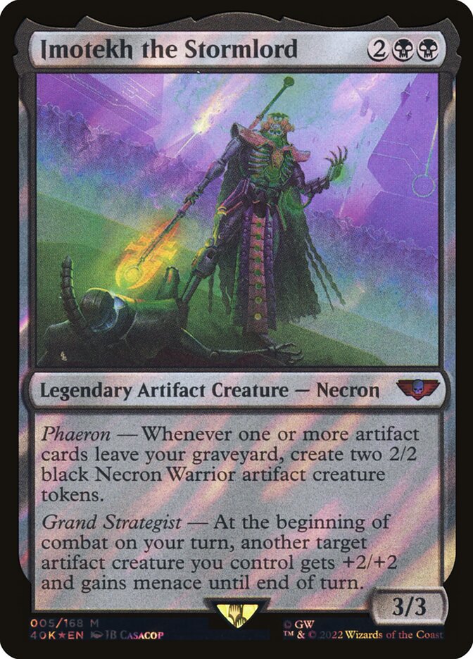 Trazyn the Infinite | Universes Beyond: Warhammer 40,000 Foil | Commander |  Card Kingdom