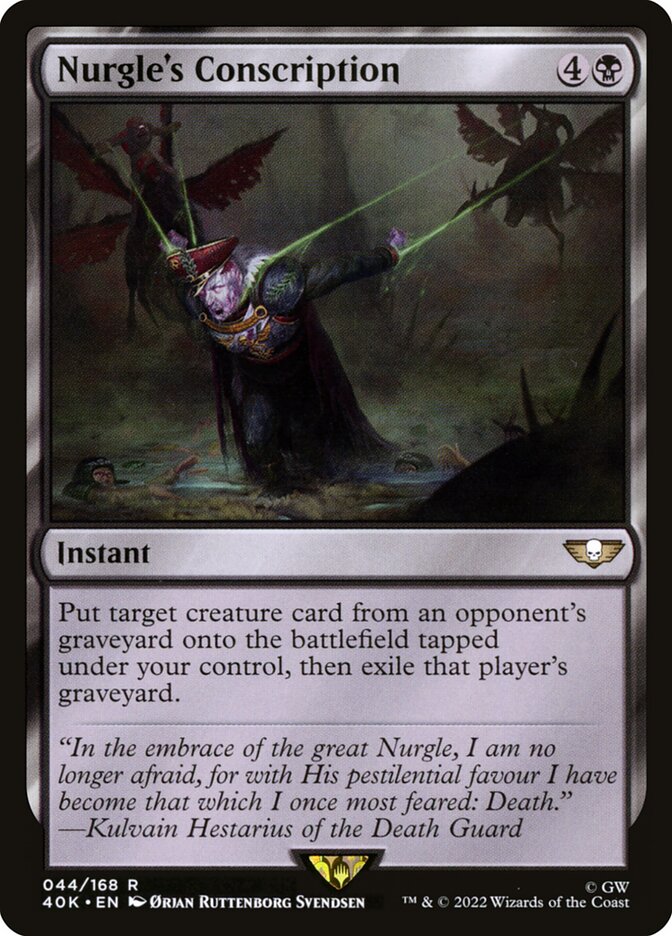 Mortarion, Daemon Primarch | Universes Beyond: Warhammer 40,000 Foil |  Commander | Card Kingdom