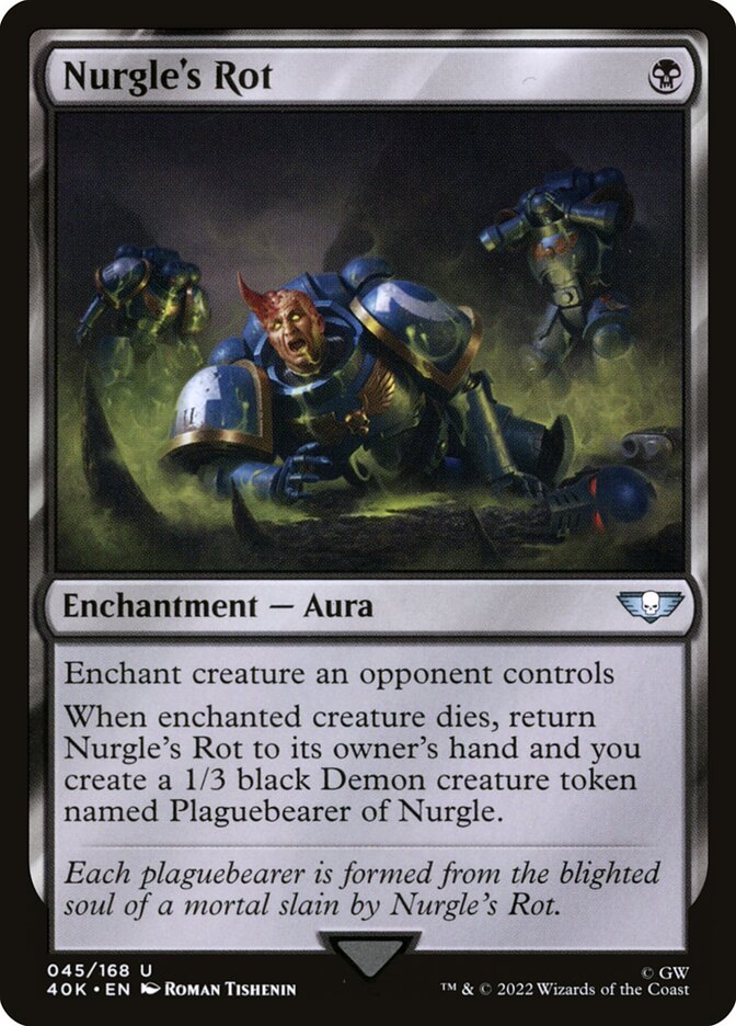 mtg nurgle cards Magic The Gathering Universes Beyond: Warhammer 40,000 Commander Deck — The  Ruinous Powers, Multicolor, 2.4 x 7.7 x 7.9 inches : Amazon.nl: Toys & Games main image 1