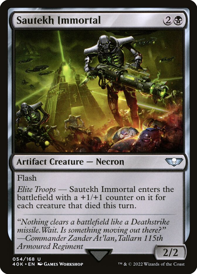 trazyn the infinite mtg card Trazyn the Infinite [Warhammer 40,000]