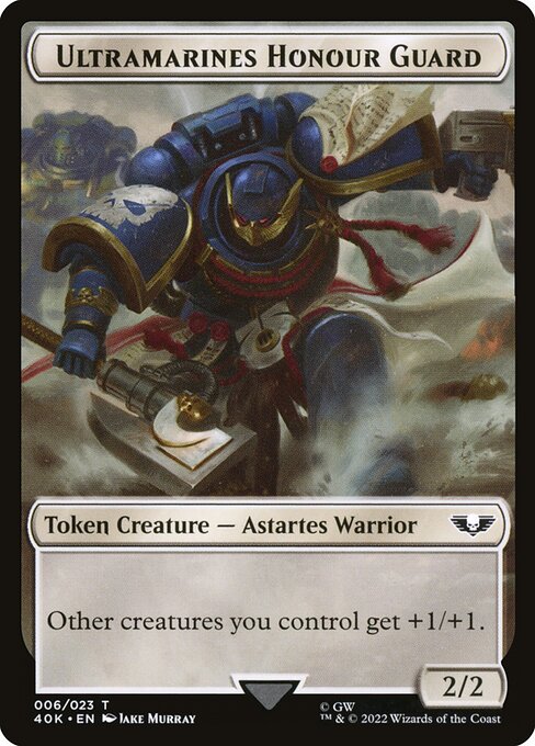 Ultramarines Honour Guard Token // Soldier Token | Universes Beyond:  Warhammer 40,000 | Commander | Card Kingdom
