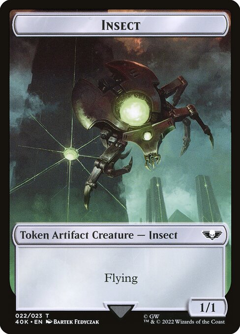 Insect Token // Necron Warrior Token | Universes Beyond: Warhammer ...