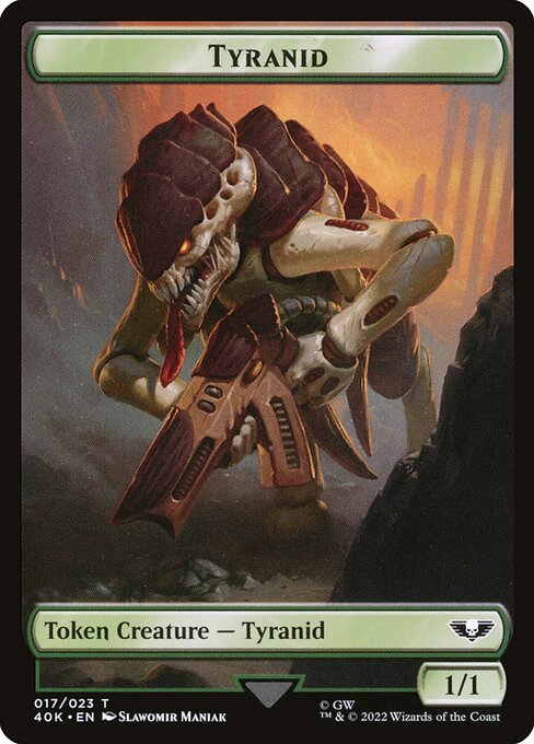 mtg tyranid cards Tyranid Token // Tyranid Token | Universes Beyond: Warhammer 40,000 |  Commander