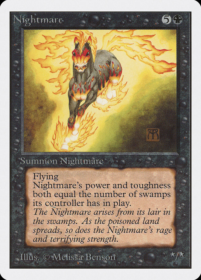 nightmare mtg card Magic The Gathering - All cards will be carefully packed for safe transit Subtype: nightmare, 97 cards |