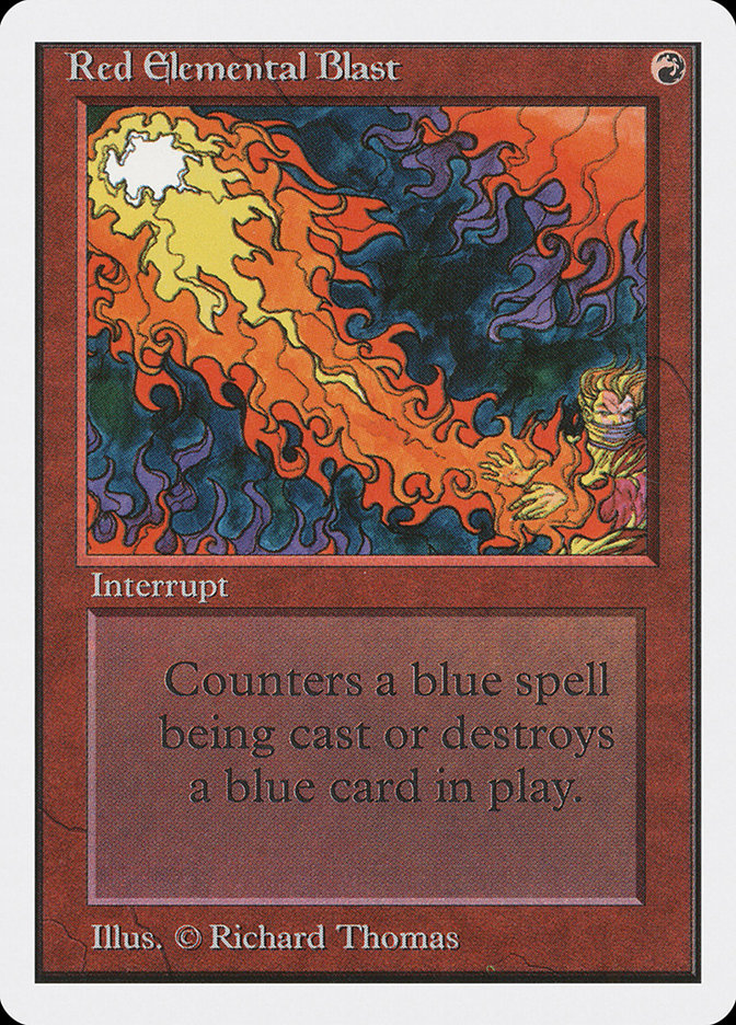 Red Elemental Blast | Beta | Card Kingdom