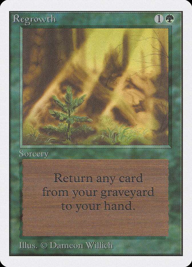 cards like regrowth mtg Magic: The Gathering - My Top Cards from Secrets