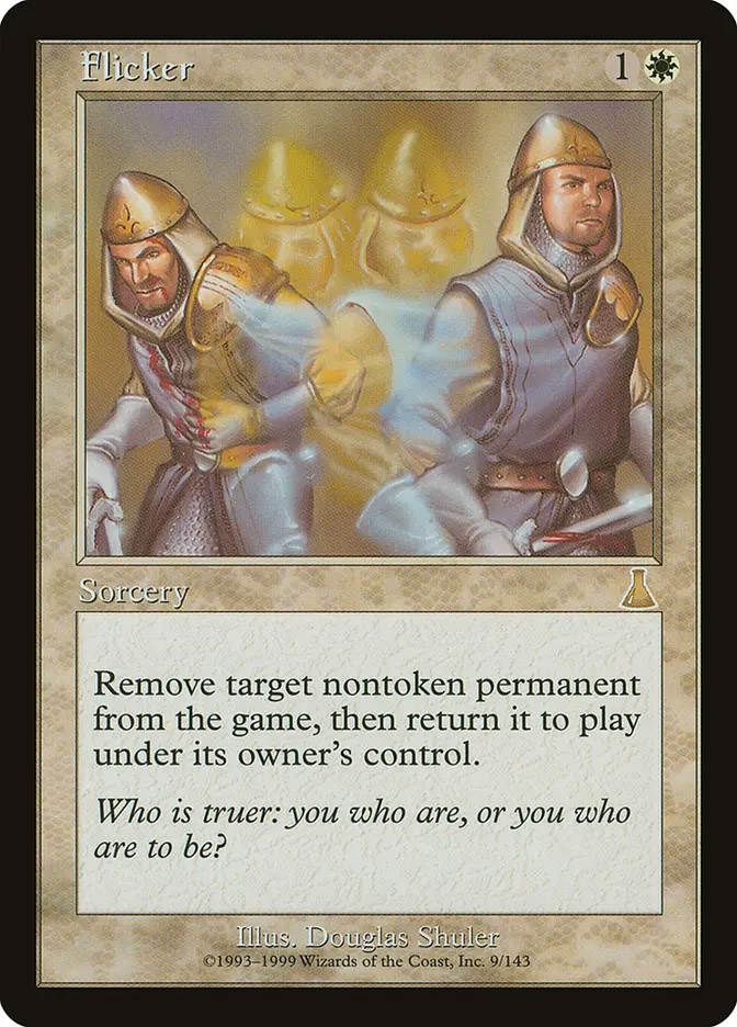 cards that flicker mtg Elite Rhino Deck - Abzan Green Black White - Very Powerful - Modern Legal - Custom Built then return those cards to the battlefield under your control. Flicker | Urza's Destiny |