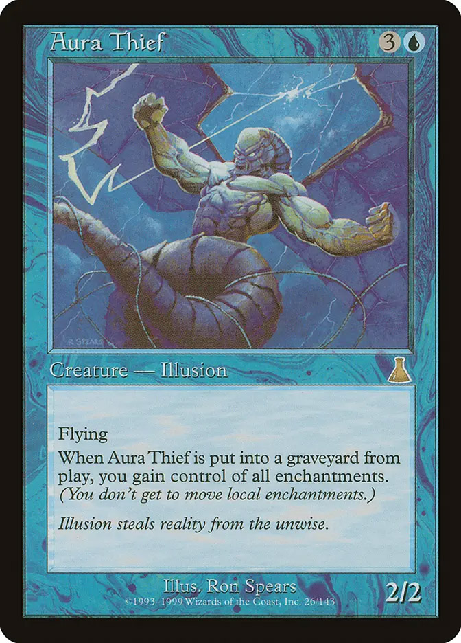 mtg aura card Magic: the Gathering - of Dominion As long as enchanted creature is face down Magic the Gathering Urza's Destiny