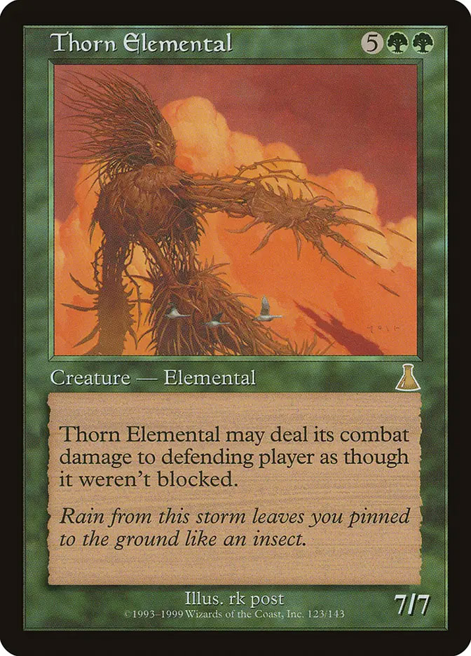 mtg urza's destiny card list Thorn Elemental I employ MTG / Urzas Destiny