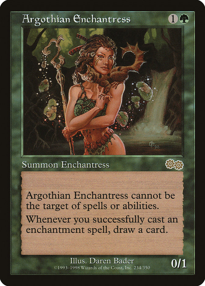 アルゴスの女魔術師/Argothian Enchantress 3枚セット Argothian Enchantress (Judge) | Promo | Star City Games