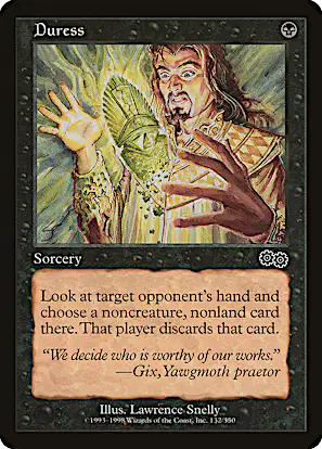 moderately played mtg card Counterbalance (Moderately Played) that player draws an additional card. MtG Alpha Forest Basic Land