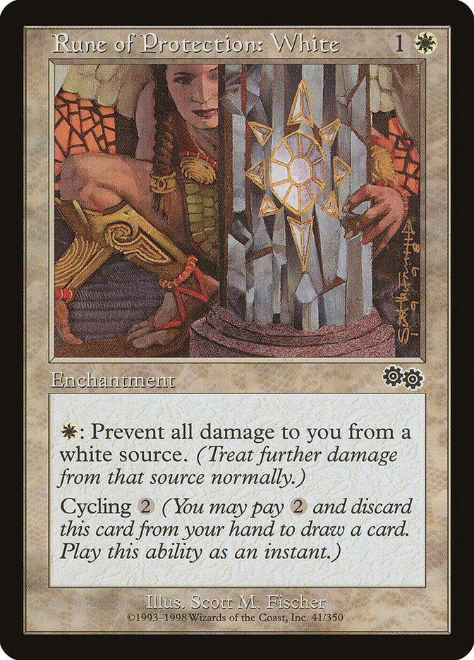 white protection cards mtg o:protection  Scryfall Magic: The Gathering Search Circle of Protection: White (EX)