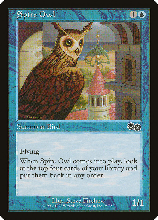 owl mtg cards Spire Owl [Urza's Saga] NM-Mint