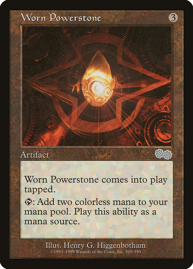 mtg powerstone cards Stainless Steel Powerstone Token - Metal MTG Tokens main image 0