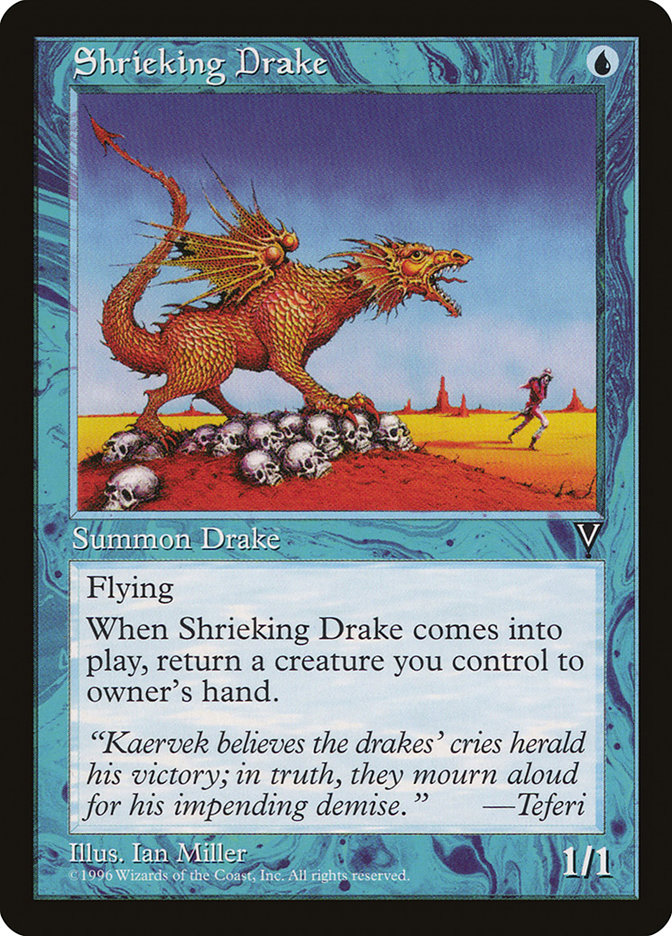 mtg drake cards Skywinder [Magic 2012] new Magic card design Iridescent Drake from Urza's Destiny