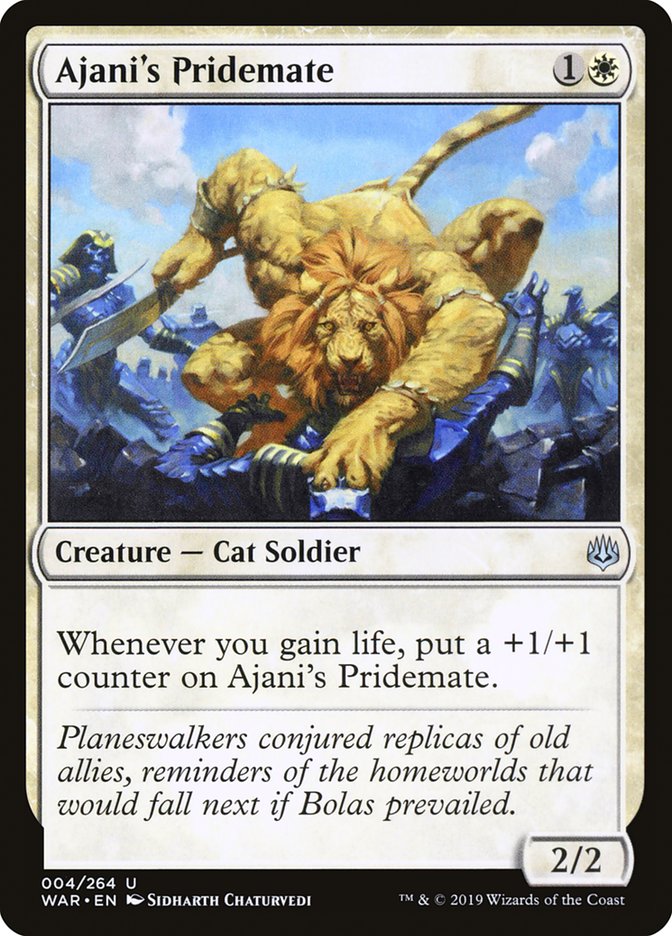 mtg cards like ajani's pridemate Its typically played by commanders like Oloro Ageless Ascetic Voice Of The Blessed Is