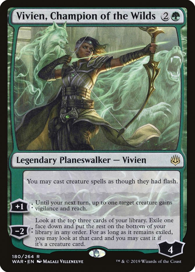 Vivien, Champion of the Wilds | War of the Spark Foil | Modern | Card  Kingdom
