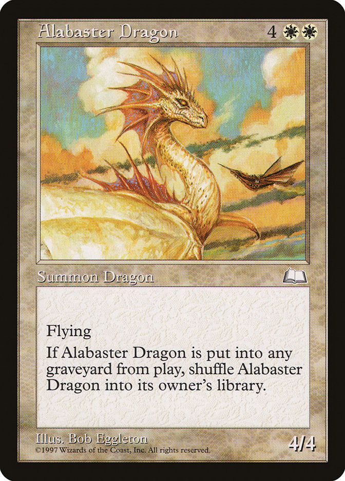 Alabaster Dragon | Weatherlight | Card Kingdom