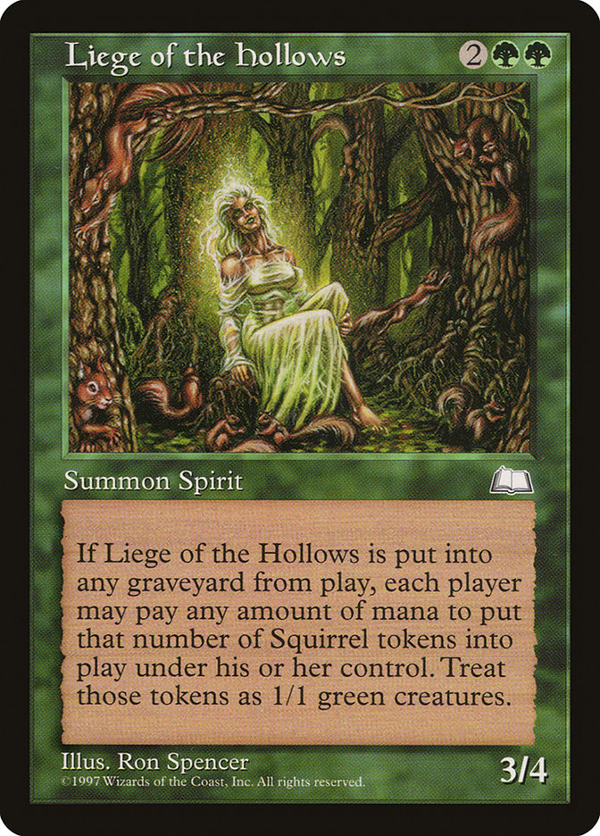 mtg liege cards Liege of the Hollows | Weatherlight