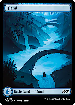 mtg card that makes all lands islands MTGNexus Island 0104 Full Art Land