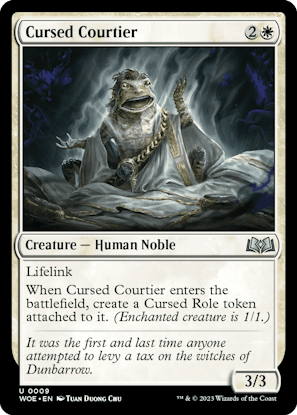 Cursed Courtier (Wilds of Eldraine) - Gatherer - Magic: The Gathering