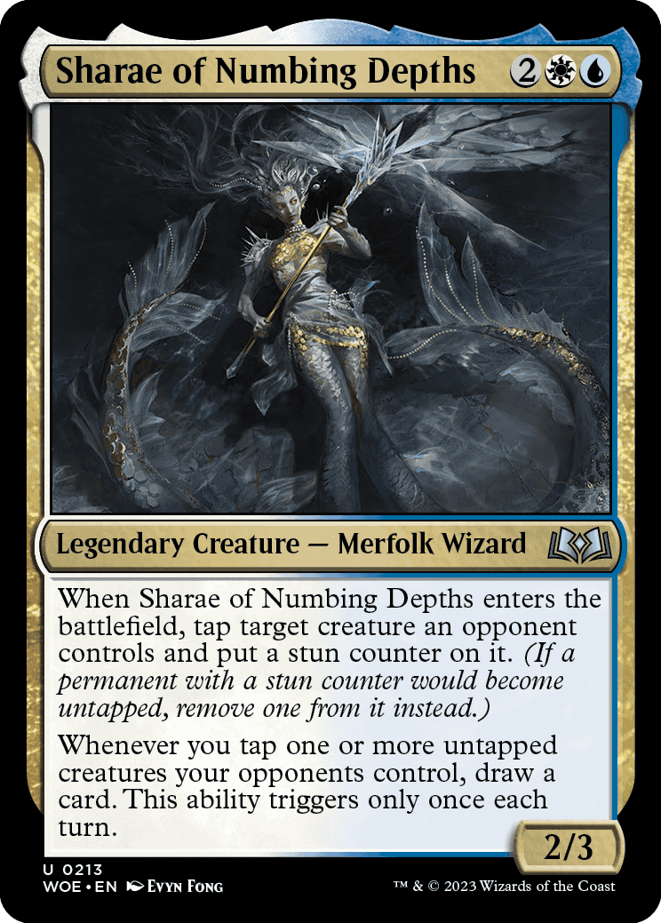 Sharae of Numbing Depths | Wilds of Eldraine Foil | Standard