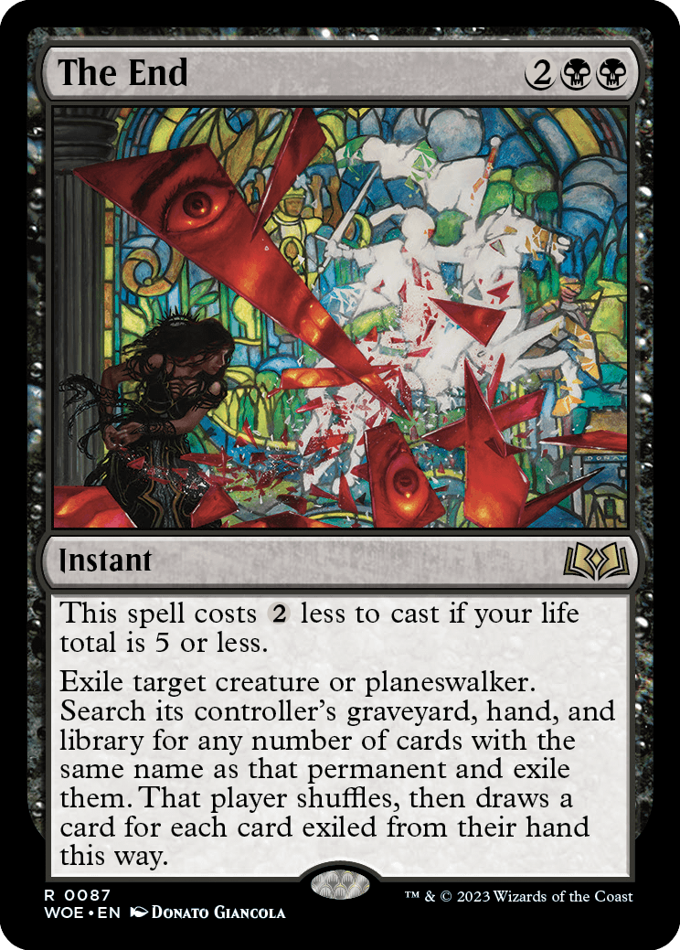 The End | Wilds of Eldraine Foil | Standard | Card Kingdom