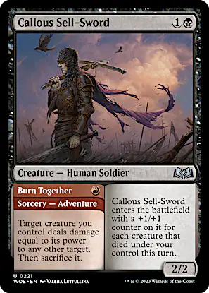 mtg how to sell cards buy and Sell Your Magic Cards Callous Sell-Sword | Wilds of