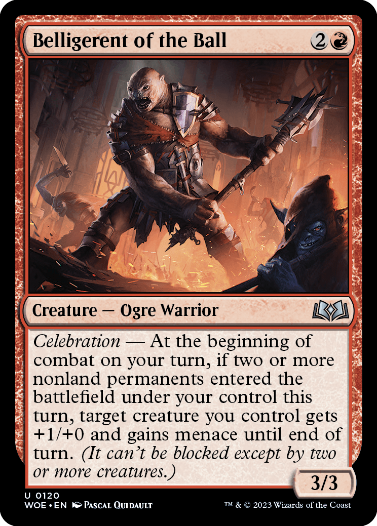 celebration cards mtg Belligerent of the Ball | Wilds of Eldraine | Standard or even just tell them youre grateful to be playing Magic together.) Here it is, MTG fam!