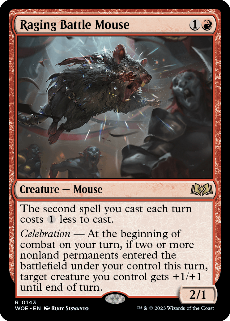 Raging Battle Mouse | Wilds of Eldraine | Standard | Card Kingdom