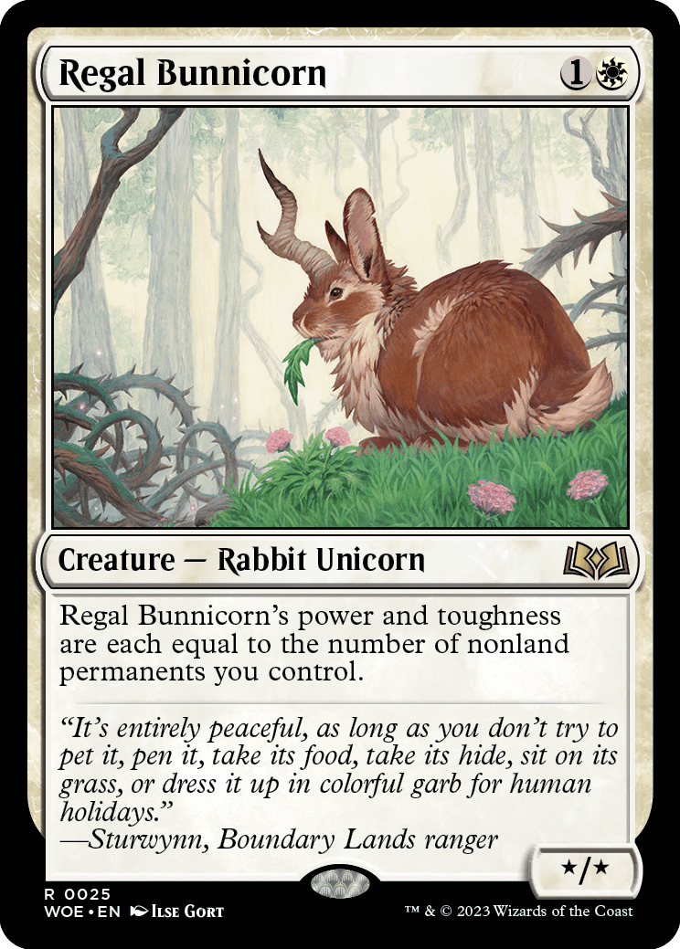 Regal Bunnicorn | Wilds of Eldraine | Standard | Card Kingdom