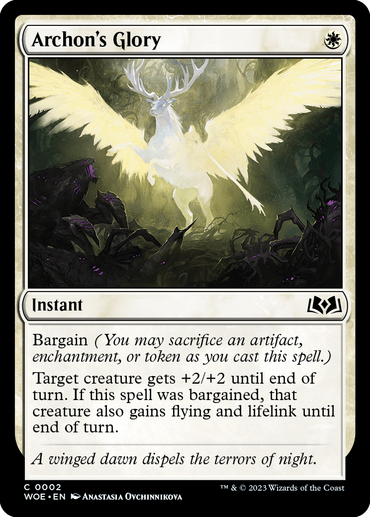 Archon's Glory | Wilds of Eldraine | Standard | Card Kingdom