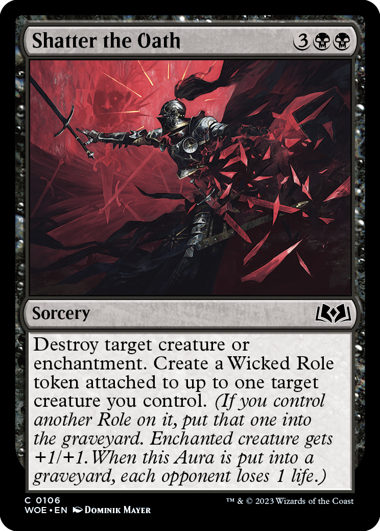 oath cards mtg Shatter the Oath | Wilds of Eldraine | Standard