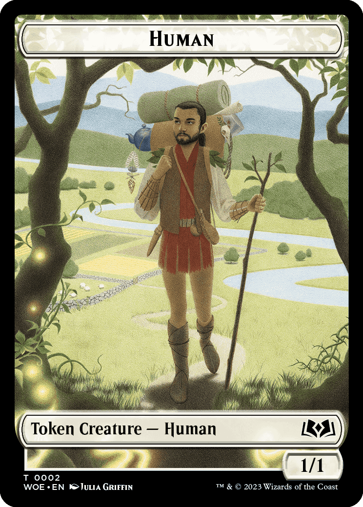 Human Token | Wilds of Eldraine | Standard | Card Kingdom